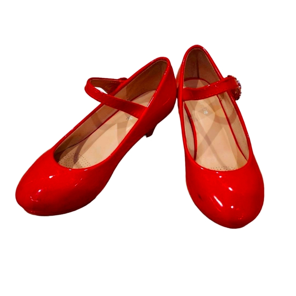 Girls Red Dress shoes